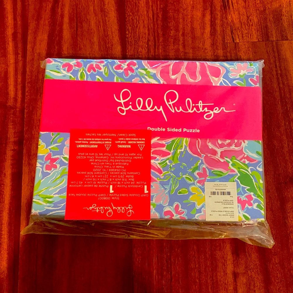 NWT Lilly Pulitzer double sided puzzle